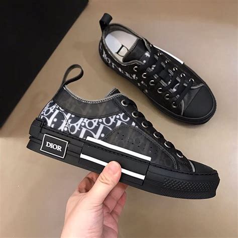 dior b23 low top black|christian dior sneakers low top.